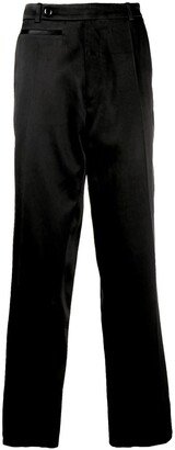 Straight-Leg Tailored Trousers-EF