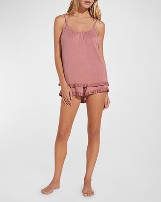 Gisele Ruffle Cami & Shorts Pajama Set