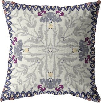 Amrita Sen Designs Amrita Sen Boho Frame Indoor Outdoor Pillow Zip