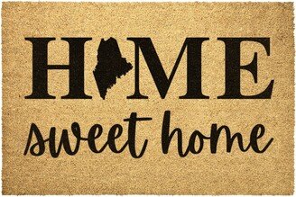 Maine State Doormat Home Sweet Door Mat Outdoor Rug Decor Housewarming Summer Winter Christmas House Gift