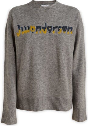 X Run Hany Logo Embellished Crewneck Jumper