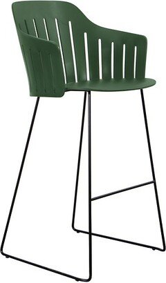 Cane-line Choice Outdoor Bar Chair, Sled Base