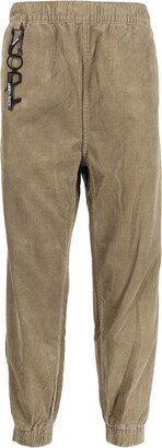 Carabine-Attachment Tapered Corduroy Trousers