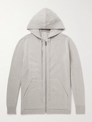 Cashmere and Wool-Blend Zip-Up Hoodie