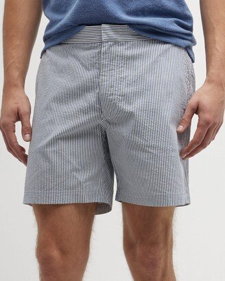 Sid Mashburn Men's Micro-Stripe Swim Shorts