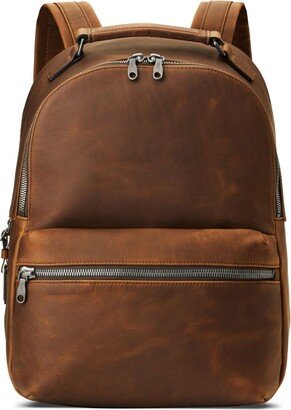 Runwell leather backpack