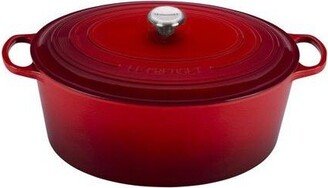 15.5-Qt. Signature Enameled Cast Iron Oval Dutch Oven