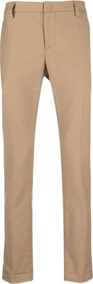 Mid-Rise Slim-Fit Trousers-AA