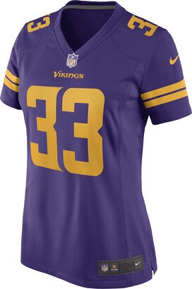 Women's NFL Minnesota Vikings (Dalvin Cook) Game Football Jersey in Purple