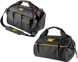 2 Piece Wide Mouth Tool Bag Set with 13-Inch and 16-Inch Bags