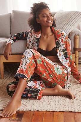 Mixed Floral Pajama Set