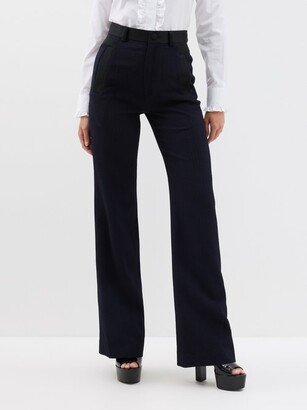 Ray Wool-cloqué Suit Trousers