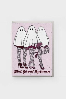 Boss Dotty Hot Ghoul Autumn Greeting Card