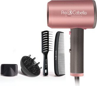 Procabello Mini Magic Turbo Power Blower - Rose Gold & Grey