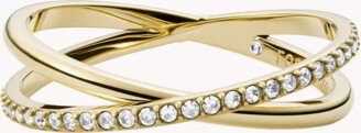 Sadie All Stacked Up Gold-Tone Stainless Steel Band Ring JF03752710