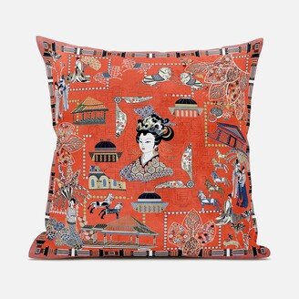 Amrita Sen Designs Amrita Sen Wu Zetian Indoor Outdoor Pillow