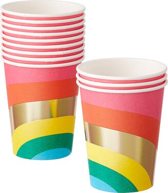 Rainbow Party Cups Multicolor Pkg/8