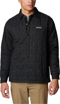 Landroamer Quilted Shirt Jacket (Black) Men's Clothing