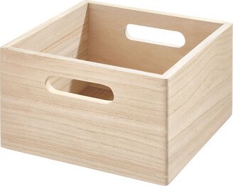 THE HOME EDIT Wooden All-Purpose Bin Sand-AA