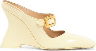 Comet 100MM Patent Leather Wedge Pumps
