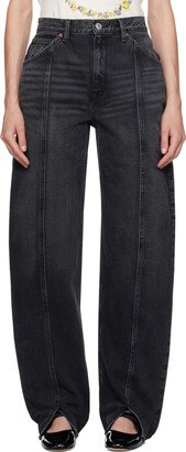 Black Tailored Jeans-AA