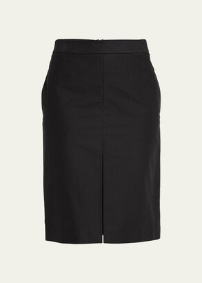 Benson Cashmere-Blend Pencil Skirt