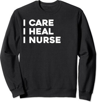 Occupations by AJC Trauma Nurse Meme Quote Sweatshirt