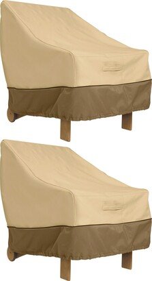 Veranda Water-Resistant 31.5 Inch Adirondack Chair Cover, 2 Pack