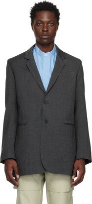 T/SEHNE SSENSE Exclusive Gray Blazer