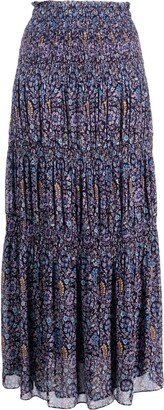 MARANT ÉTOILE Paisley-Print Midi Skirt