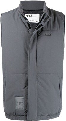 Logo Patch Padded Gilet-AC