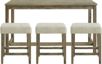 Turner 4-Piece Multipurpose Bar Table Set