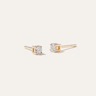 Classic Diamond Stud Earrings 0.02 carat