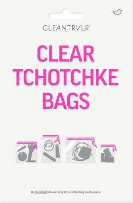 CleanTrvlr Tchotchke Bag Clear Pkg/4