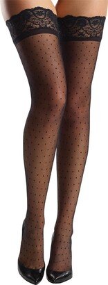 Dot Thigh High Stockings