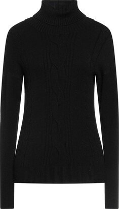 WHITE WISE Turtleneck Black-AA