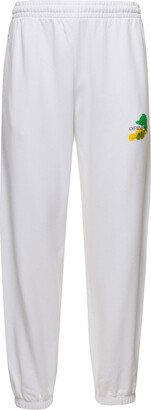 brush Arr Slim Sweatpants White Multicol)