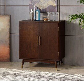 Killian Bar Cabinet Walnut - Lifestorey