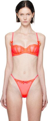 Orange Caity Bra