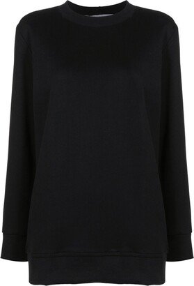 LUIZA BOTTO Crew-Neck Long-Sleeve Sweatshirt-AA