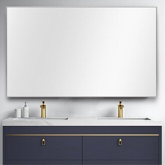 EPOWP Modern Bathroom / Vanity Mirror - Silver