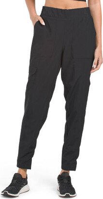 TJMAXX My Way Side Cargo Jersey Lined Woven Pants