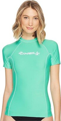 Basic Skins S/S Crew (Seaglass) Women's Swimwear