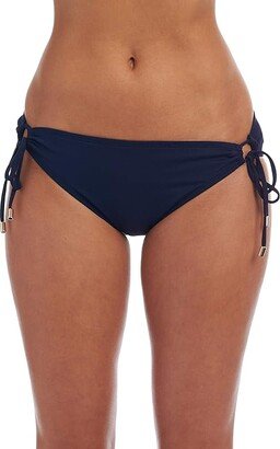 Island Goddess Adjustable Loop Hipster Pant Bottoms (Indigo) Women's Swimwear