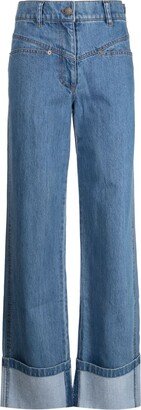 Nemy high-rise wide-leg jeans