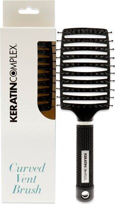 Curved Vent Brush - Black by for Unisex - 1 Pc Hair Brush