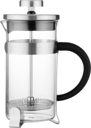 Essentials 0.37Qt. Glass French Press Aroma, 18/10 Stainless Steel, Up to 3 Cups