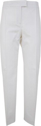 High-Waist Straight-Leg Tailored Trousers-AG