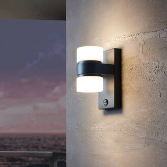 Atollari 2 Light Outdoor Sensor Wall Light Anthracite