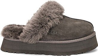 Disquette Slipper in Charcoal